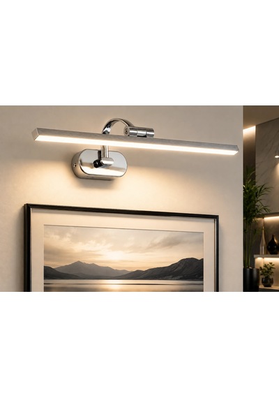 Eco Lounge Cata Ct 5212 Krom Yeni Kasa 7w Duvar Aplik 3200k Günışığı Çok Renkli