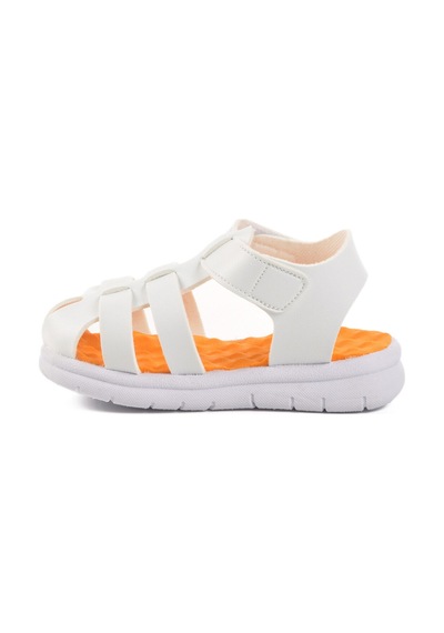 United Colors Of Benetton Beyaz Cırtlı Kız Bebek Sandalet Bn-1245 B