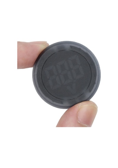 4-100v Dc Voltmetre Yuvarlak Panel Tip Montajlanabilir Dijital Kırmızı Renk Led Gösterge Ekran