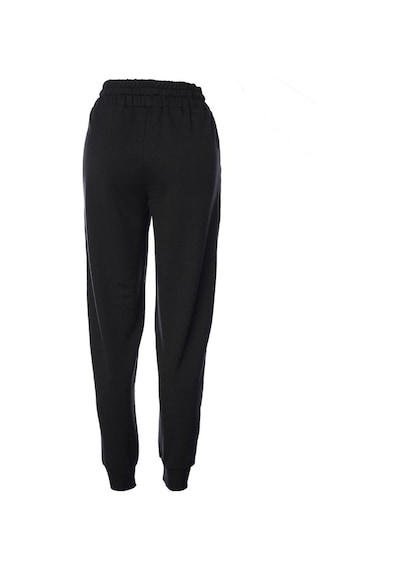 Hummel Siyah Kadın Regular Fit Geniş Paça Baskılı Eşofman Altı Siyah