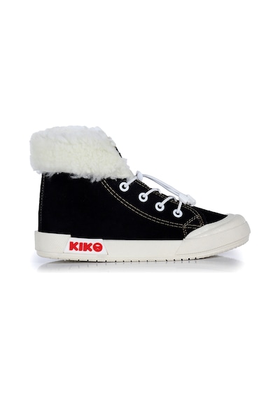 Kiko Kids Tigge Günlük Lastikli Kız Bebek Bot Ayakkabı Siyah Siyah
