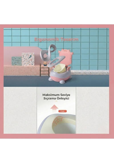 Tuvalet Eğitici Lazımlık - Pembe