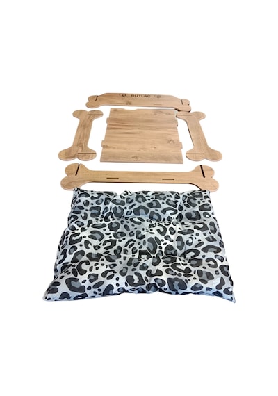 Realwood Özel İsimli Kedi Köpek Yatağı 50 x 35 CM