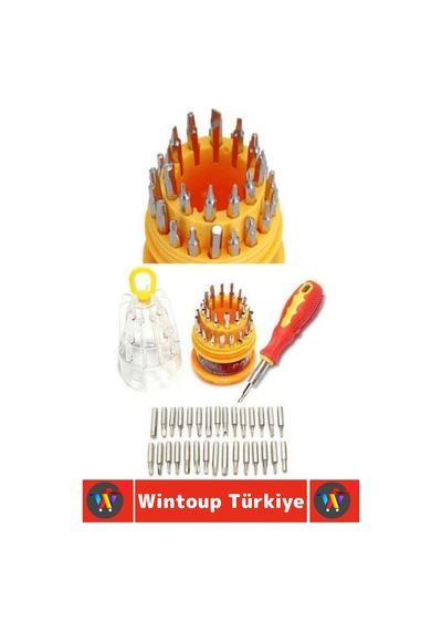 Tornavidaseti Kauçuk Sap Laptop Küçük Elektronik Eşya Hassas Kullanım Mini Tornavida Seti 31 Parça