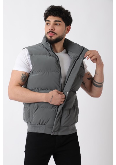 Stilkombin Göğüs Cepli Bel Lastili Nova Yelek Bl 1722 60323 Siyah