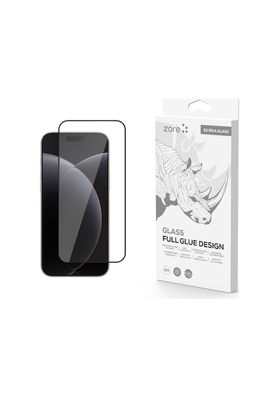 Apple Uyumlu iPhone 17 Pro Rika Premium Temperli Cam Ekran Koruyucu Şeffaf