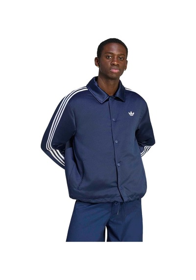 Adidas Erkek Ceket 3 Strıpes Satın Padded Jacket Ke4173 Mavi