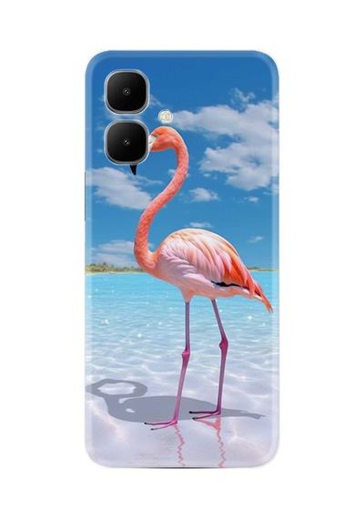 Infinix Smart 10 Kılıf Boutique Baskılı Resimli Okaynus Ve Flamingo Pcode -093
