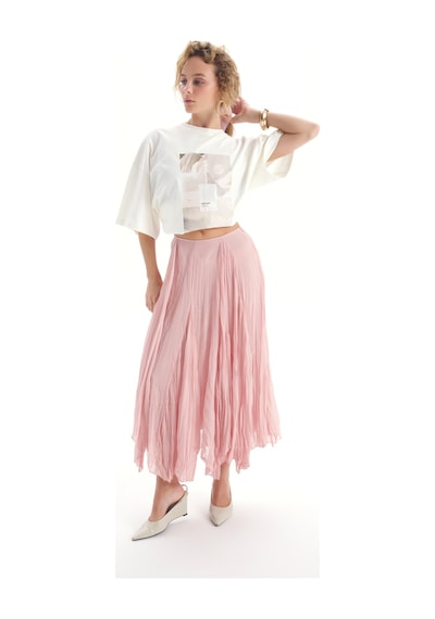 Mai Collection Mai Studios Co. Assa Pileli Pembe Etek Pembe