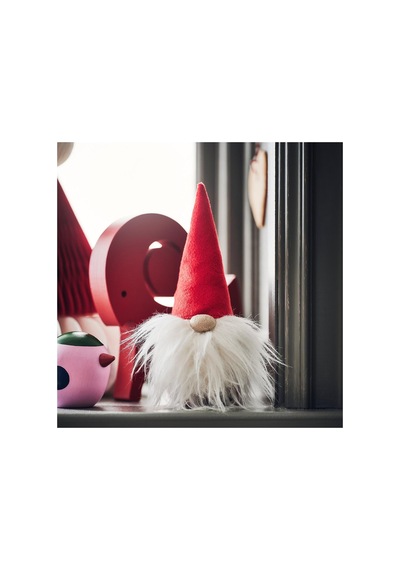 Ikea Vinterfint Noel Baba, Kırmızı, 19 Cm