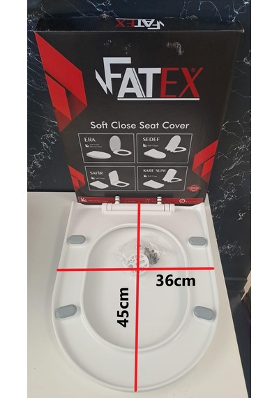 Fatex Sedef Soft 36 X 45 Cm Yavaş Kapanan Plastik Klozet Kapağı Diğer