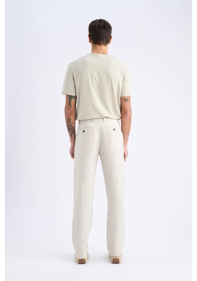 DeFacto %100 Keten Relax Fit Rahat Kesim Düz Paça Yazlık Pantolon C1117AX25SPGR350 DeFacto %100 Keten Relax Fit Rahat Kesim Düz Paça Yazlık Pantolon C1117AX25SPGR350