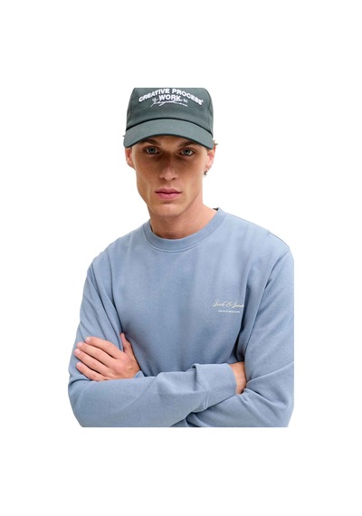 Jack & Jones Jjearchıve Graphıc Sweat Mavi Erkek Sweatshirt 000000000102690864