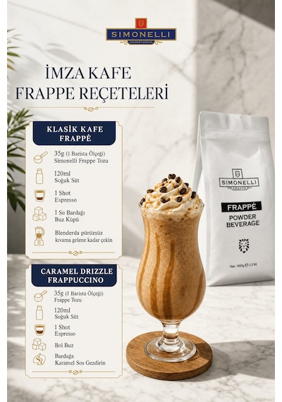 Simonelli Klasik Buzlu Frappe Ice Coffee Toz Karışımı 1 KG