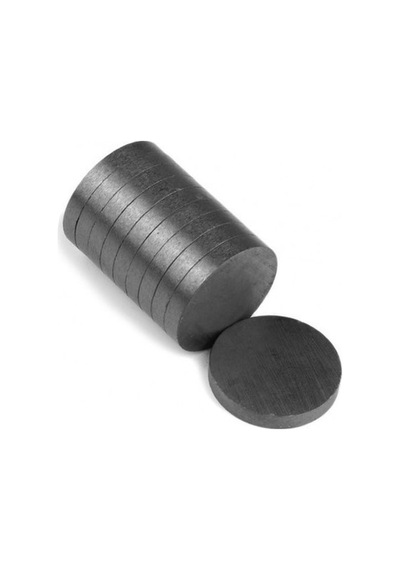 1000 Adet Siyah Mıknatıs 15x3mm - Silindir Ferrit / Seramik Mıknatısı Evimdeyokyok