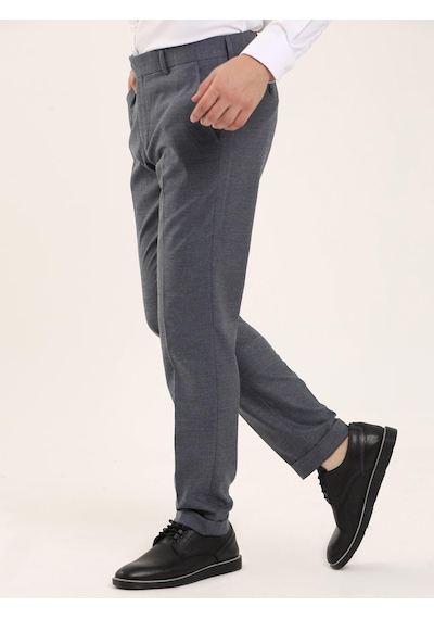 Dufy İndigo Erkek Regular Fit Pantolon - 97732 İndigo
