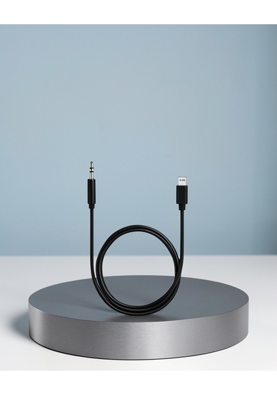 Jh-023 Apple Uyumlu iPhone Lightning 3.5mm Aux Stereo Ses Aktarıcı Kablo Standart