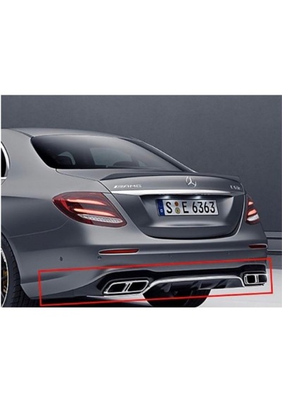 Mercedes E Serisi W213 E63 Difüzör Gri 4 Kapı 2016-2020 Arası Uyumlu