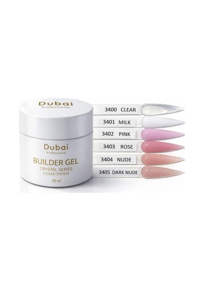 Fontenay Dubai Profesyonel Builder Gel Crystal Series 50ml 3404 Nude Nude