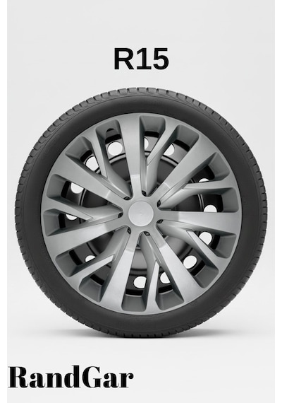 Renault Clio 4 15 İnç Jant Kapağı 4 Adet Gri G115 Rand
