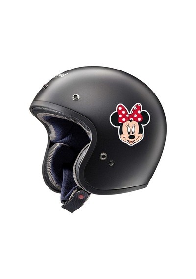 Minnie Mouse Araba, Motorsiklet, Kask, Laptop, Cam Sticker 13x12 Cm