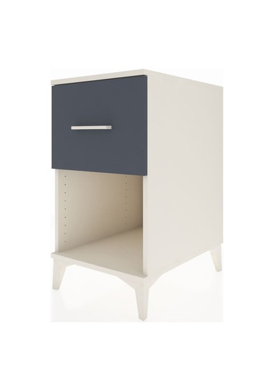 Kronos Komodin Tek Çekmeceli 44x59x80 Aytaşı-antrasit Aytaşı