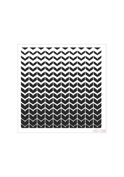 Hd136 Home Dekor Stencil 45X45