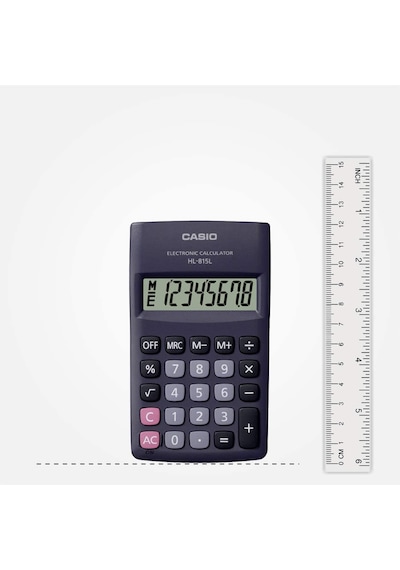Casio HL-815L-BK 8 Hane Hesap Makinesi