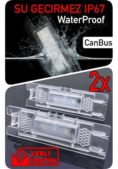 Fıat Grande Punto Hatchback 2005-2018 Canbus Led Plaka Aydınlatma Ledi Lambası