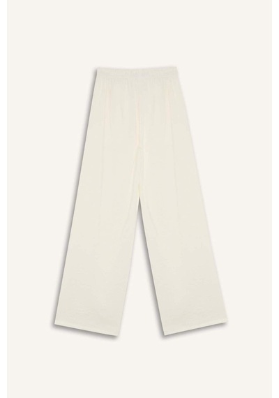 Defacto Regular Fit Esnek Belli Plaj Pantolonu-fall İn Love E1172ax25smwt16 Beyaz