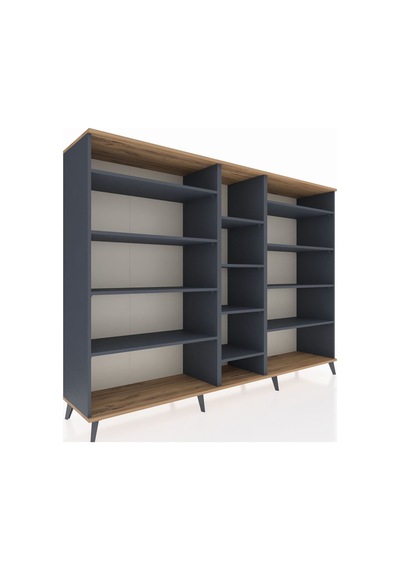 Hyperion Dolap 11 Raflı 220x44x163 Antrasit-çam/antrasit Atlas Çam/antrasıt - Antrasıt Hyperion Dolap 11 Raflı 220x44x163 Antrasit-çam/antrasit Atlas Çam/antrasıt - Antrasıt