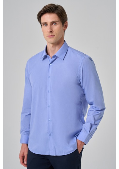 Morven Erkek Mavi Trend Regular Fit Gömlek 26mc004010300 Mavi