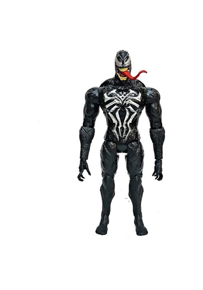 Sesli Işıklı Avengers Yenilmezler Karakter Figür Oyuncak Venom Siyah 30 Cm Kl-8818