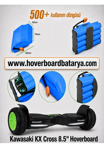 Kawasaki Kx Cross 8.5" 6 Ay Garantili Hoverboard Bataryası