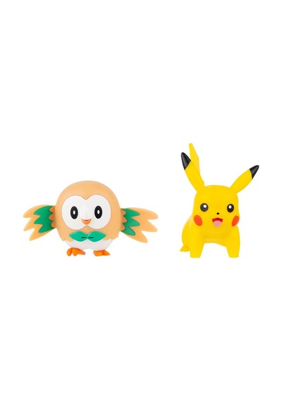 Pokemon Battle 2'li Figür Seti Pkw4072 - Pikachu Ve Rowlet Diğer