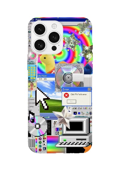İphone 15 Pro Max Uyumlu Baskılı Şeffaf Telefon Kılıfı Koleksiyon: Aeroglass Mirage 2