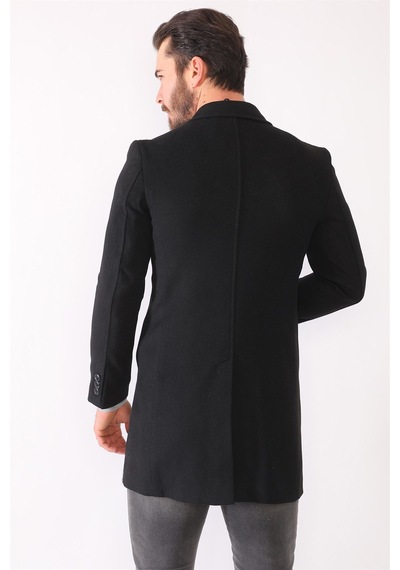 Plt8398 Dewberry Erkek Palto-siyah Siyah