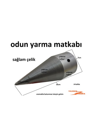 Odun Yarma Matkap Ucu Duble Büyük Boy Makine Matkap Ucu Odun Kırm