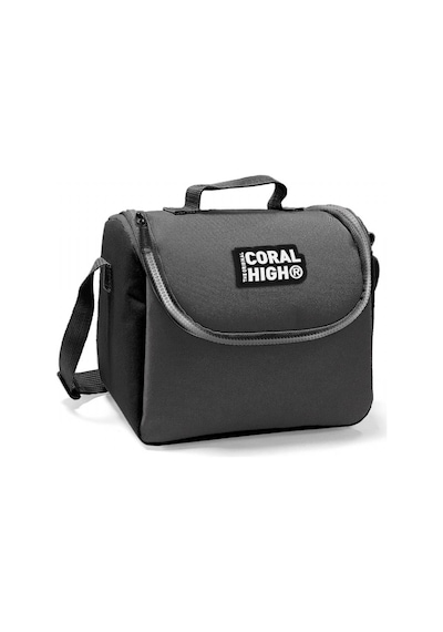 Coral High Siyah-Gri Termoslu Beslenme Çantası - Erkek Çocuk
