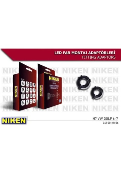 Led Far Montaj Adaptoru H7 Vw Golf 6-7 L07