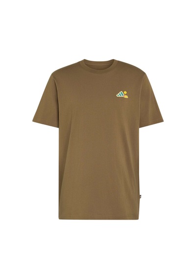 Brooxı Adidas Erkek Koşu Ve Yürüyüş T-shirt M Camper G T Ks2520 Kahverengi