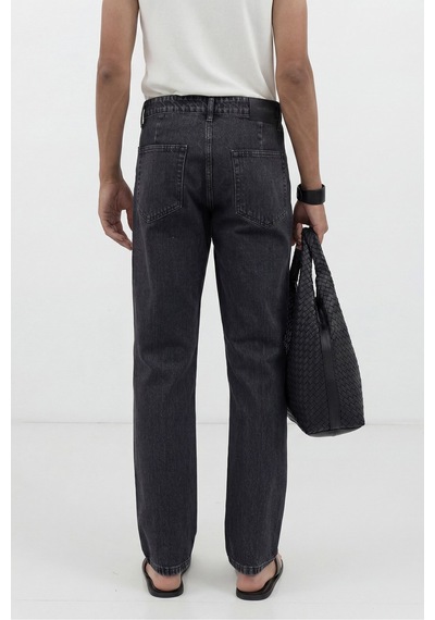 Antioch Tapered Fit Erkek Jean Antrasit