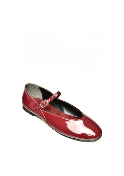 Fox Shoes U272900208 Bordo Rugan Kadın Babet Bordo-rugan Bordo