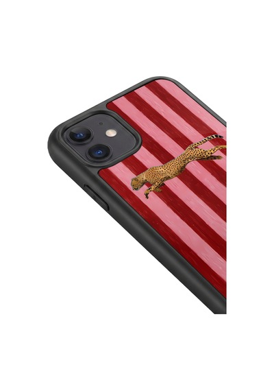 İphone 11 Uyumlu Çita Desenli Kamera Korumalı Darbelere Dayanıklı Kılıf 1189-çita-iphone11