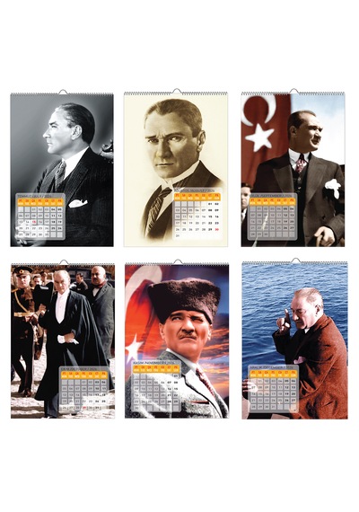 2026 Ataürk Duvar Takvimi-33x48