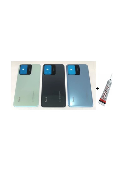 Redmi Note 12s Arka Batarya Pil Kapağı Mavi B7000 15 Ml Yapıştırıcı