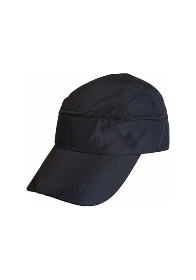İldeşli Çift Kulanımlı Vizor Ve Spor Outdoor Cap Üskısmı Açılabilen İthal Şapka Siyah