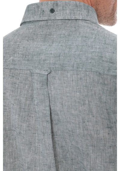 Slim Fit Uzun Kol Yaka Düğmeli Nefes Alan Keten Hediye Kutulu Erkek Gömlek Fs-004548 - Yeşil-3229 Slim Fit Uzun Kol Yaka Düğmeli Nefes Alan Keten Hediye Kutulu Erkek Gömlek Fs-004548 - Yeşil-3229