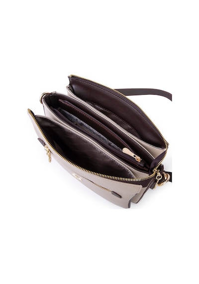 Nas Bag Kadın Çapraz Çanta Kalın Ayarlanabilir Askılı Çanta En: 26 Cm, Boy: 22 Cm Kum Kahve Lopez Kum - Kahve