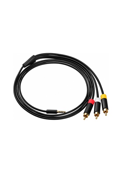 Xbox 360e Av Görüntü Ve Ses Kablosu 3.5mm Jack To 3 Rca Kompozit Tv Bağlantı Rca Kablo Yedek Parça
